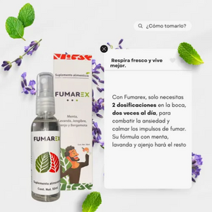 🌿 Fumarex – Menos humo, más vida (2x1)  🚭❤️